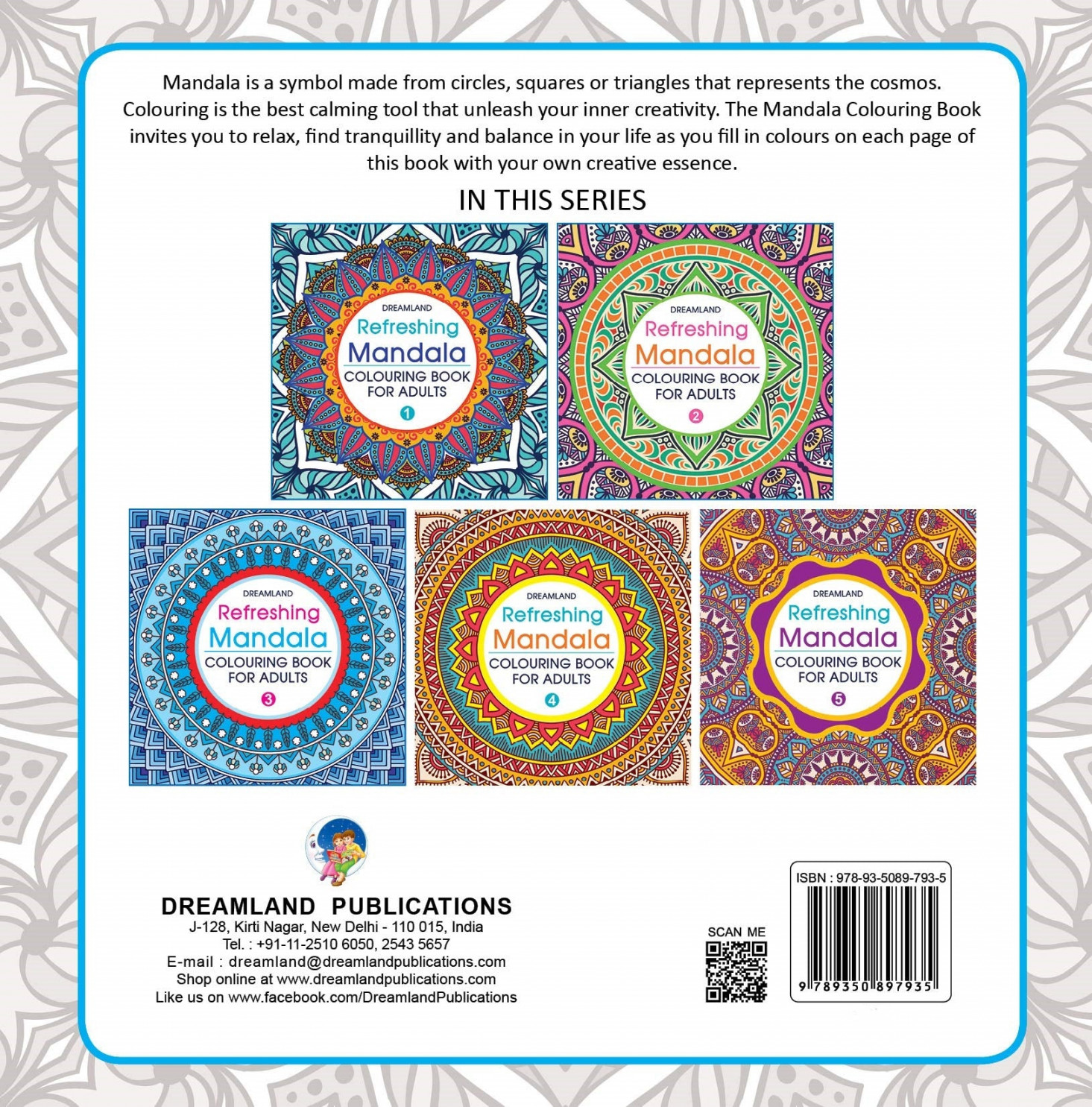 Buy Dreamland Refreshing Mandala - Colouring Book for Adults Book