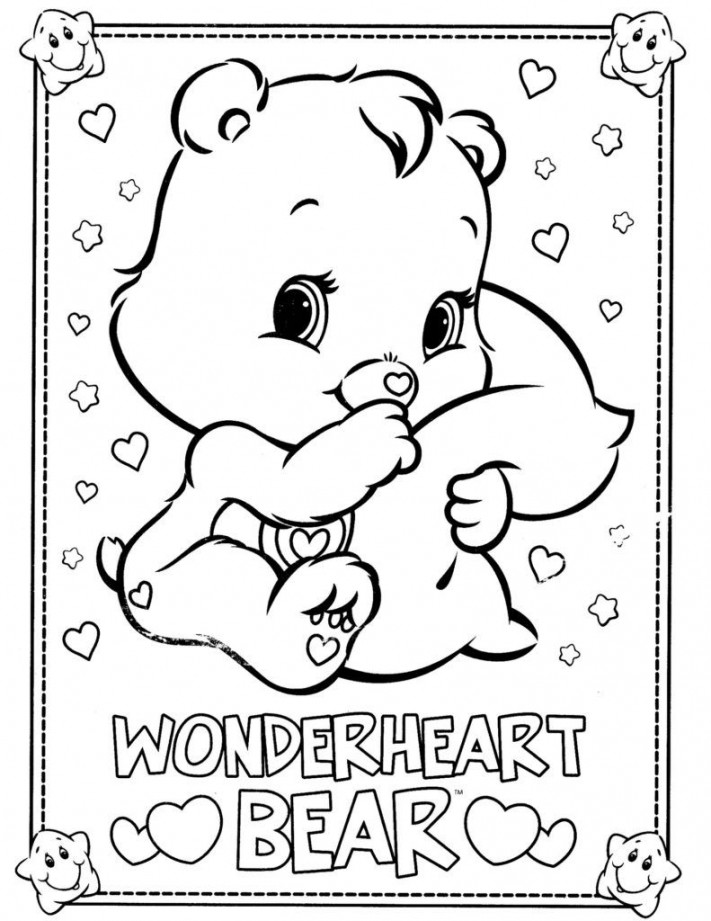 Care Bears Coloring and Activity Pages - Coloring Pages  Teddy