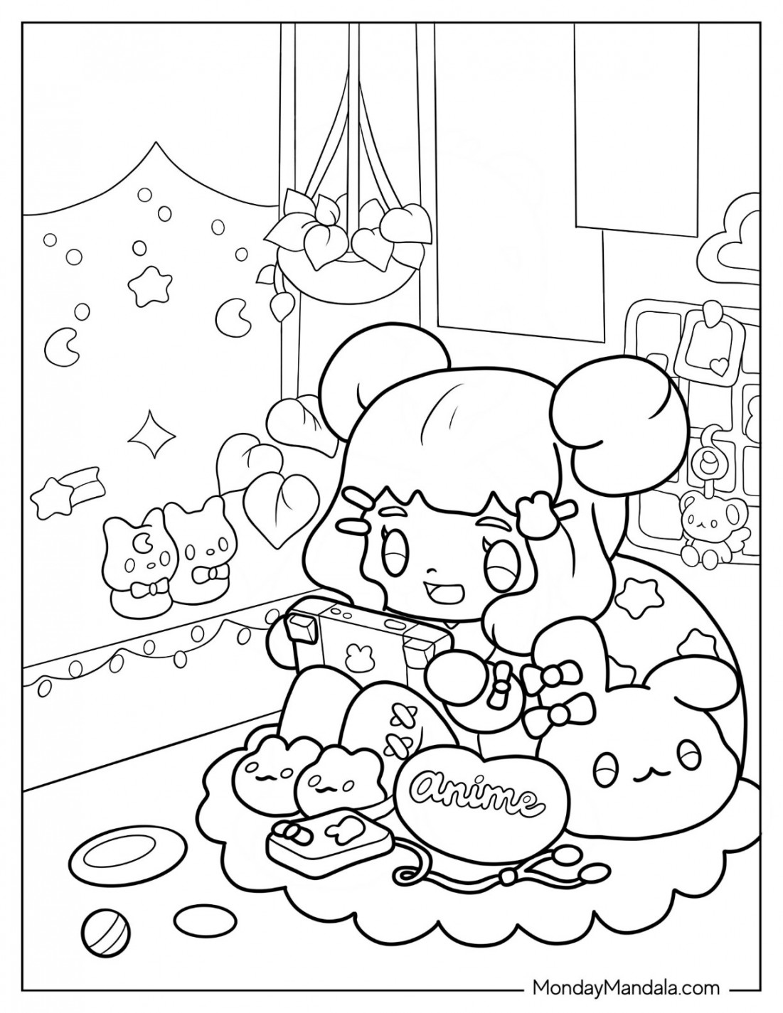 Chibi Coloring Pages (Free PDF Printables)