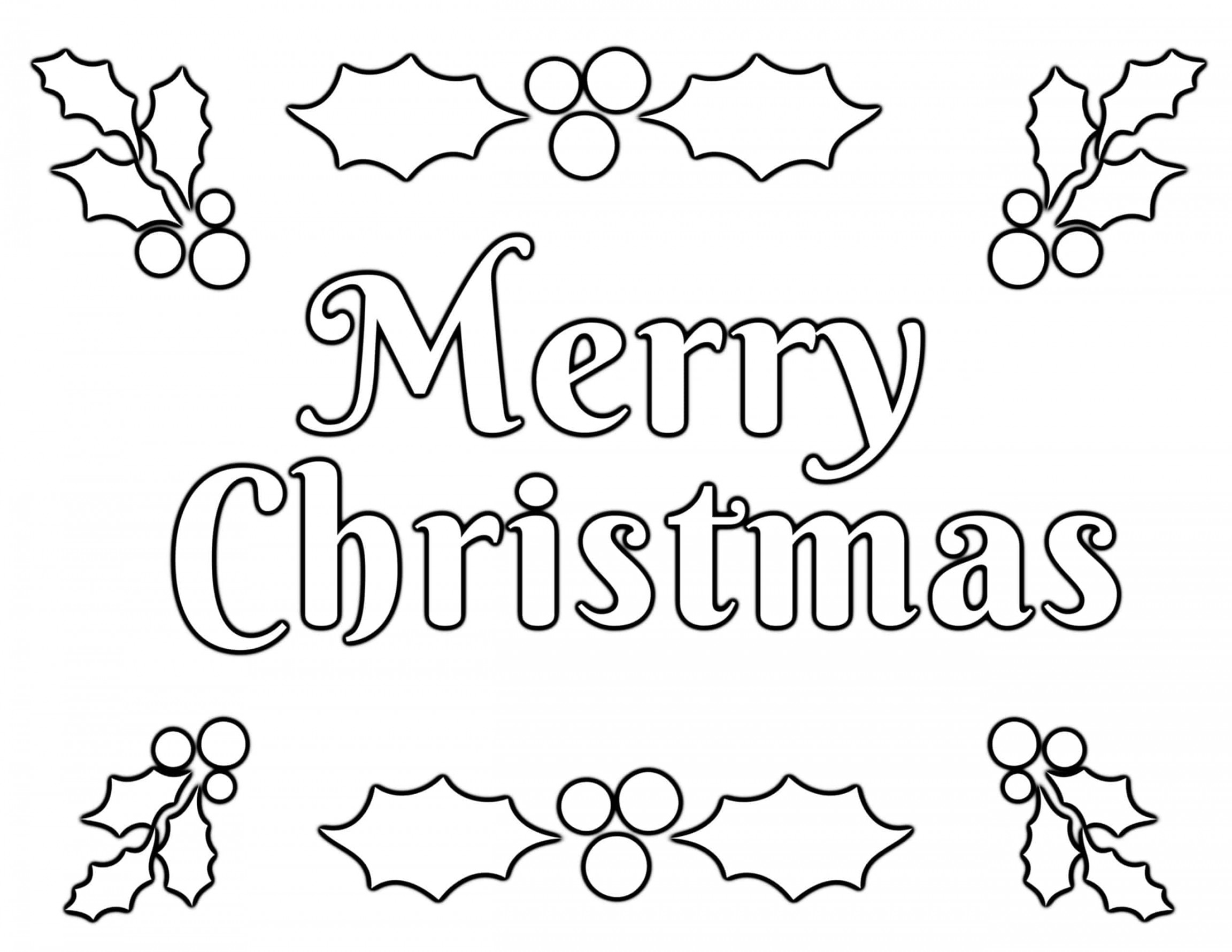 Christmas Coloring Pages for Kids (% FREE) Easy Printable PDF