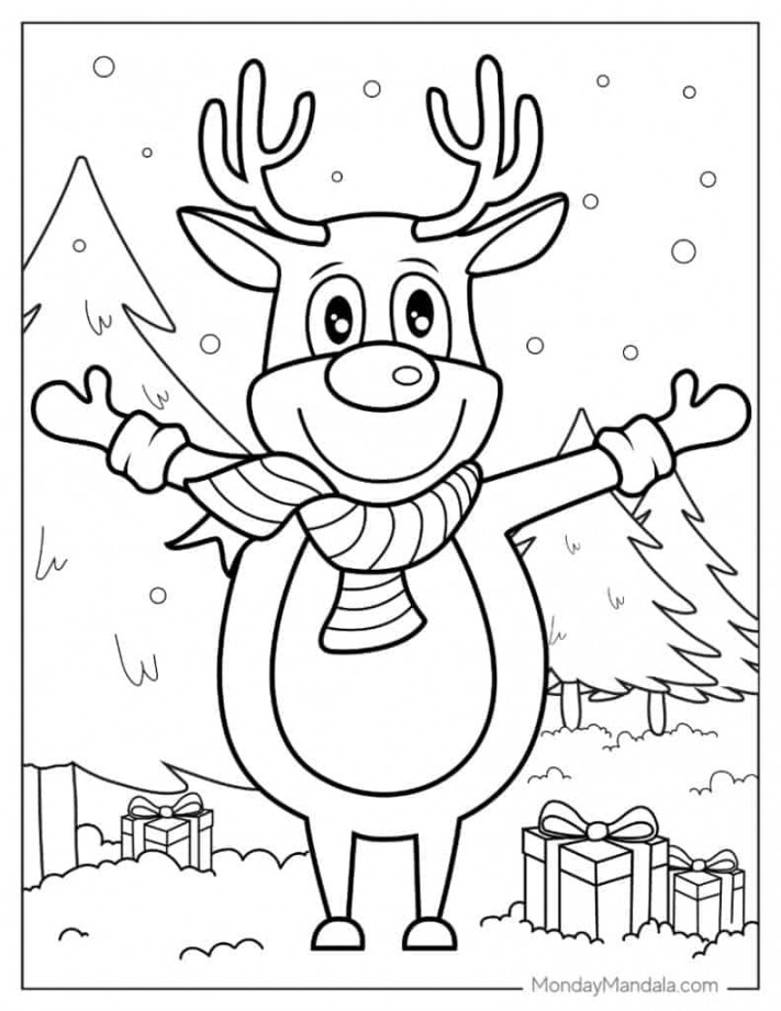 , Christmas Coloring Pages (Free PDF Printables)