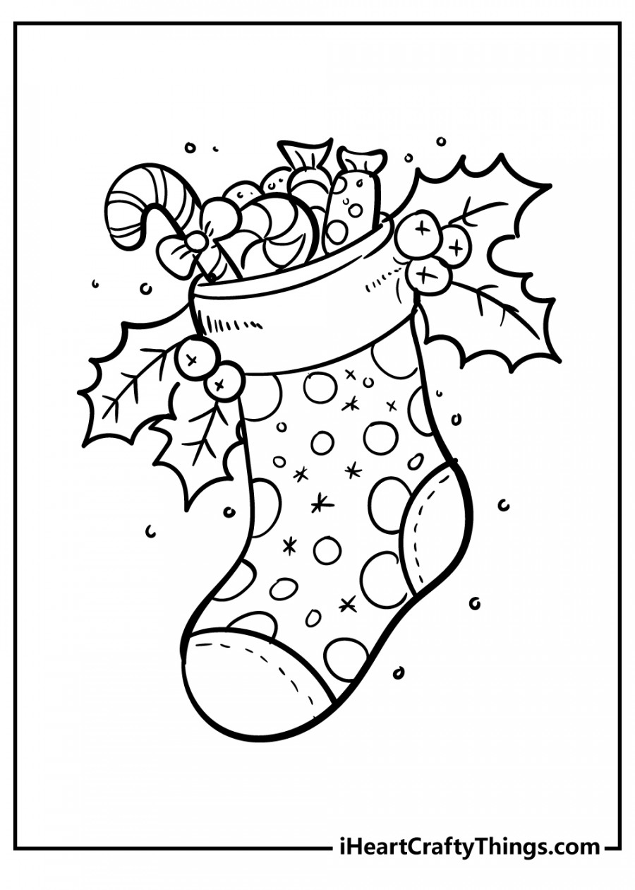 Christmas Coloring Pages (% Free Printables)