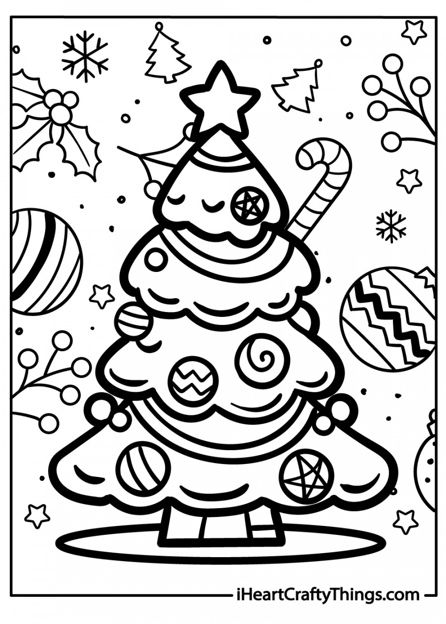 Christmas Coloring Pages (% Free Printables)