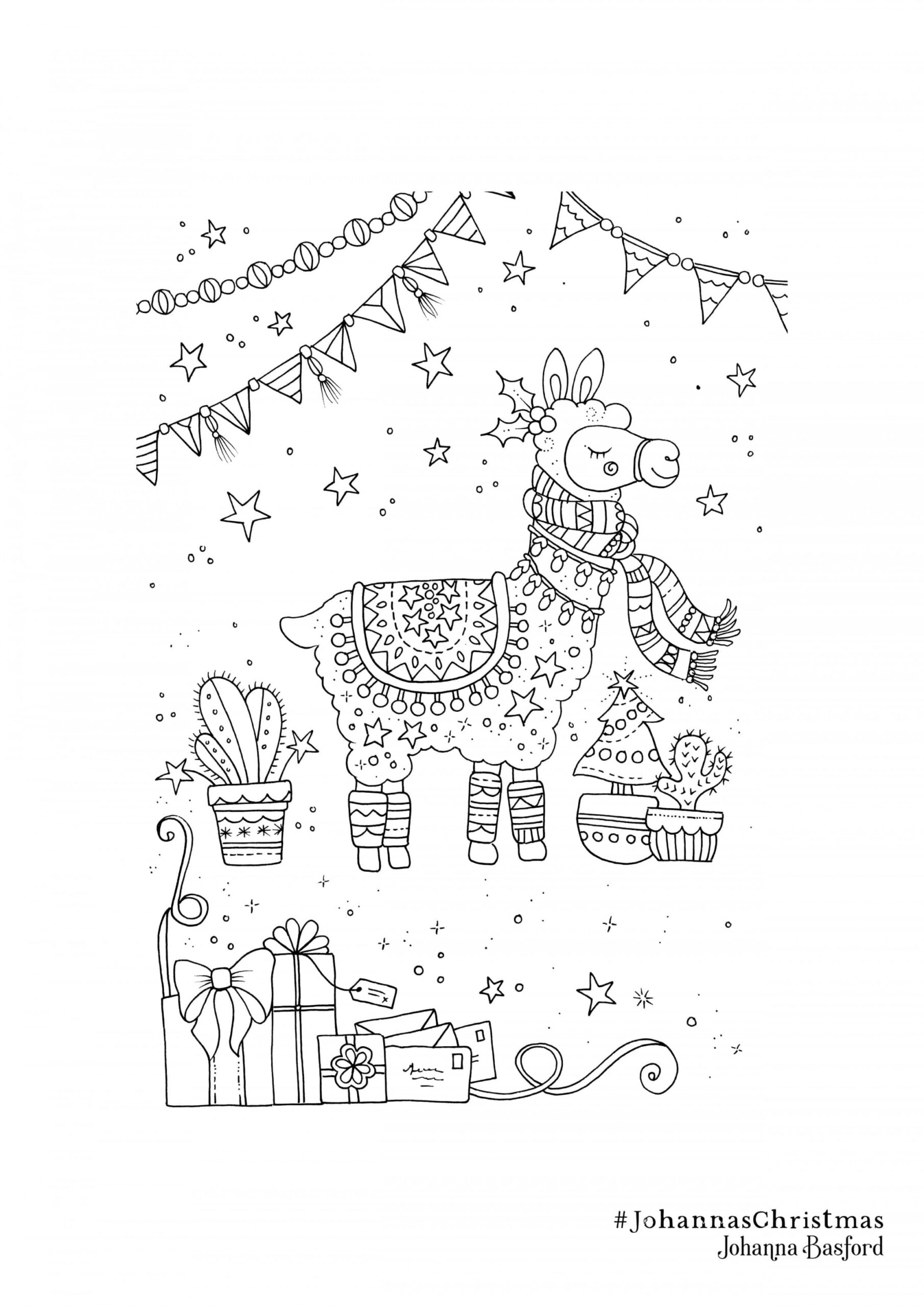 Christmas Colouring Downloads - Johanna Basford Johanna Basford