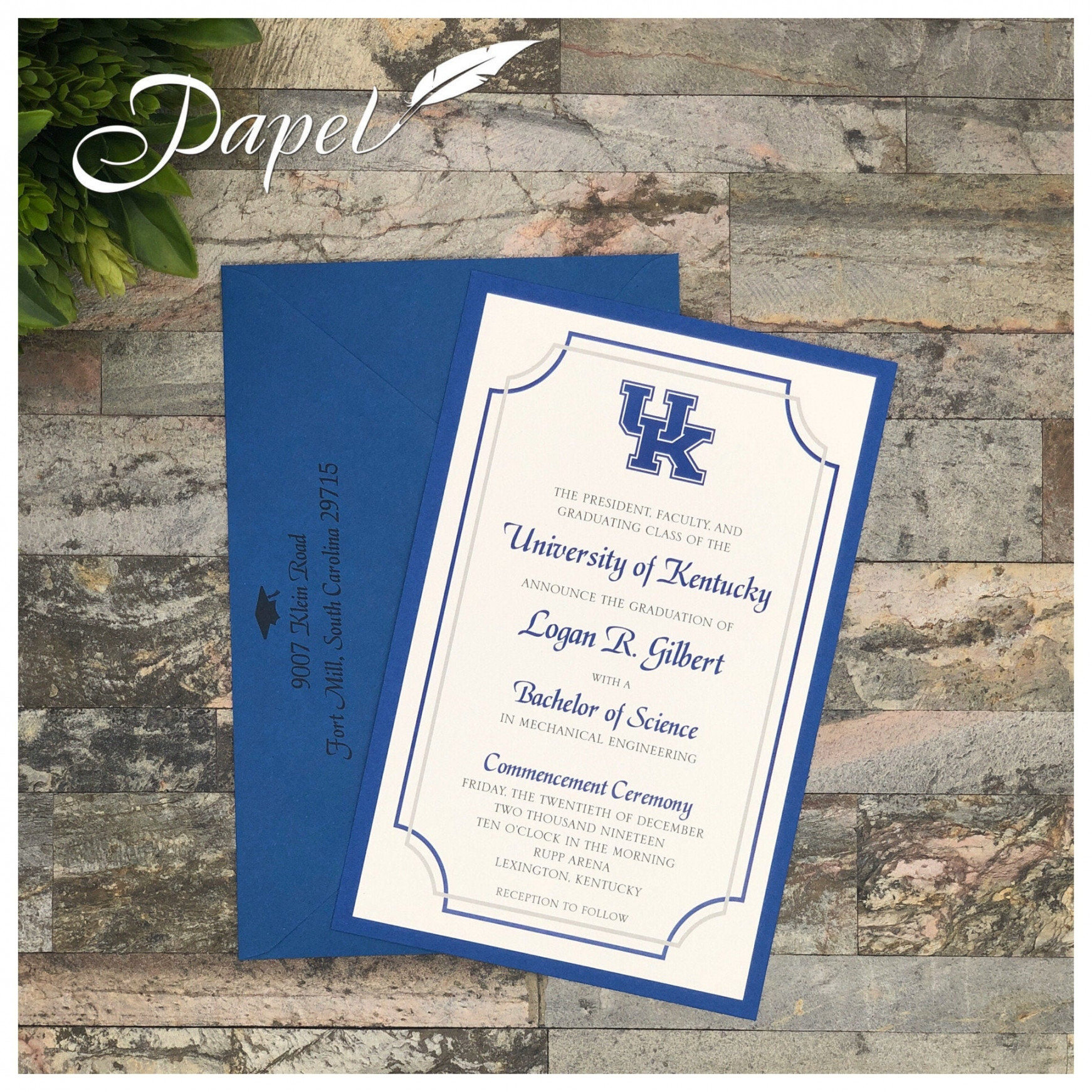 College Graduation Invitations or Announcements University of