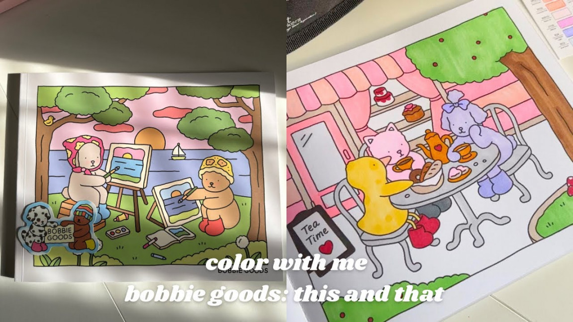 Color with me: Afternoon Tea (Bobbie Goods Volume )