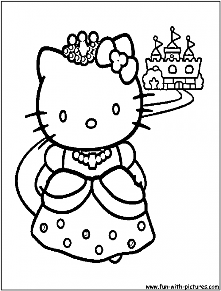 Coloring page to download  Hello kitty colouring pages, Hello