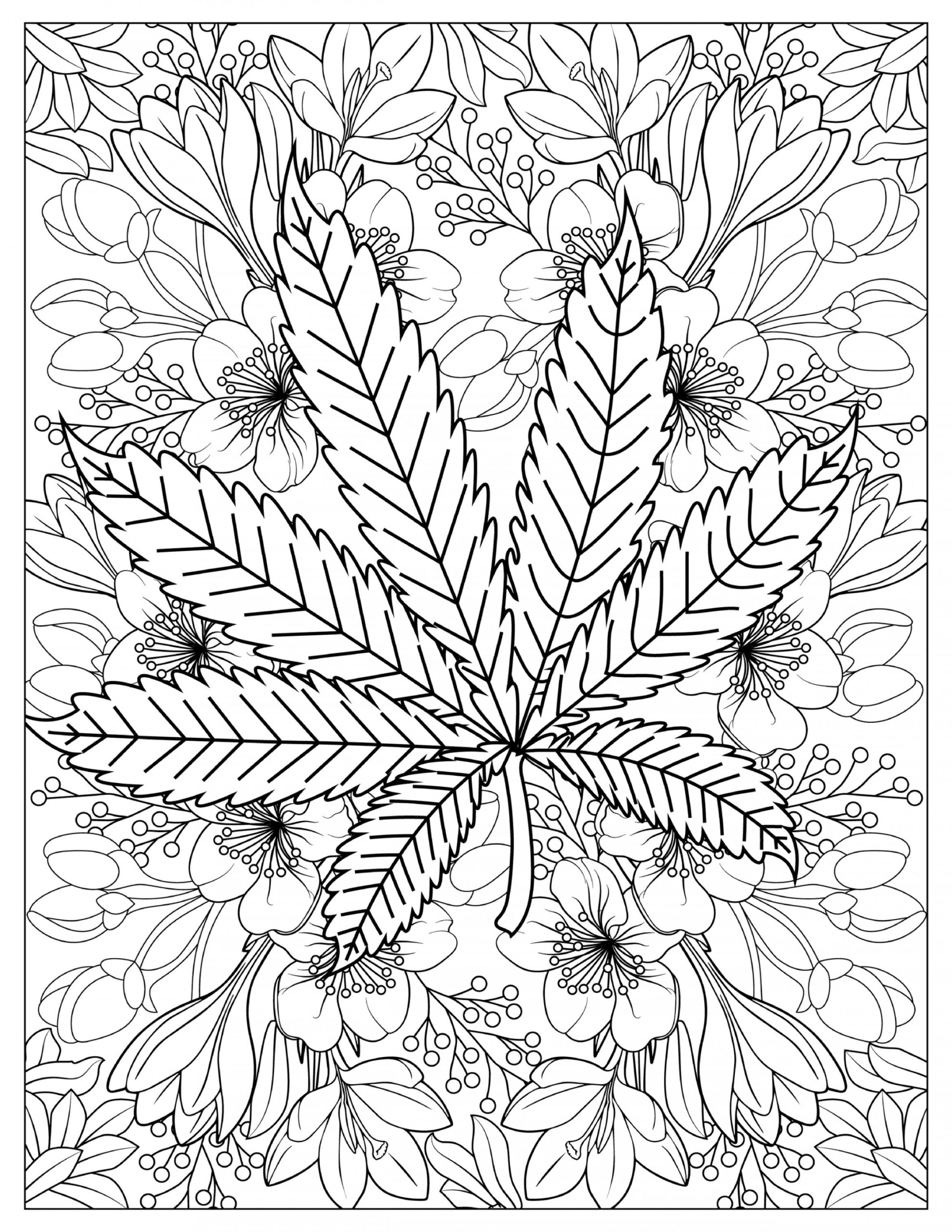 Coloring Pages — Free Weed Books