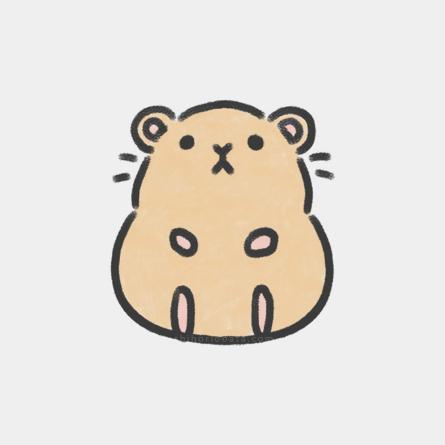 Cute Easy Hamster Drawing Ideas