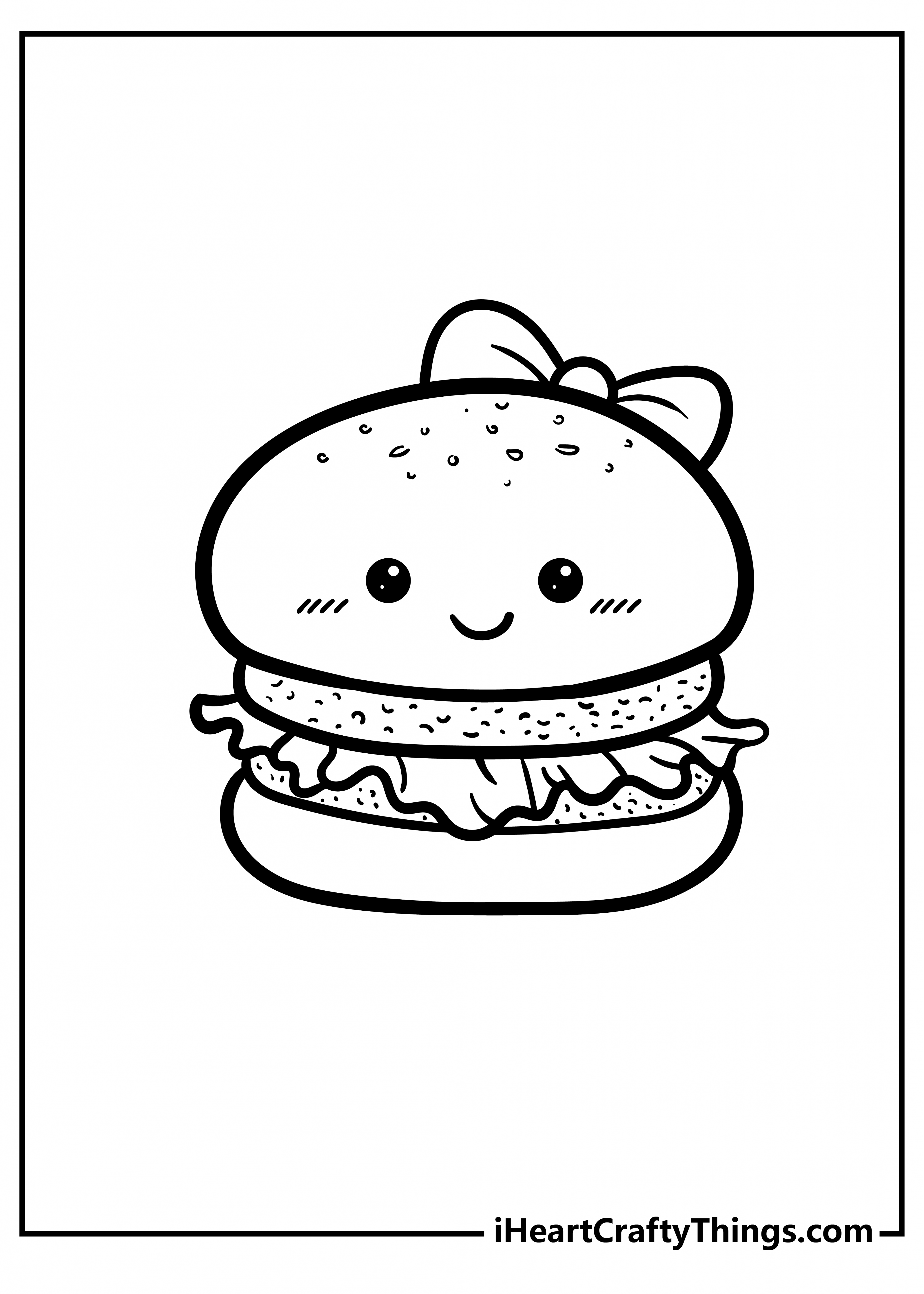 Cute Food Coloring Pages  Food coloring pages, Food coloring