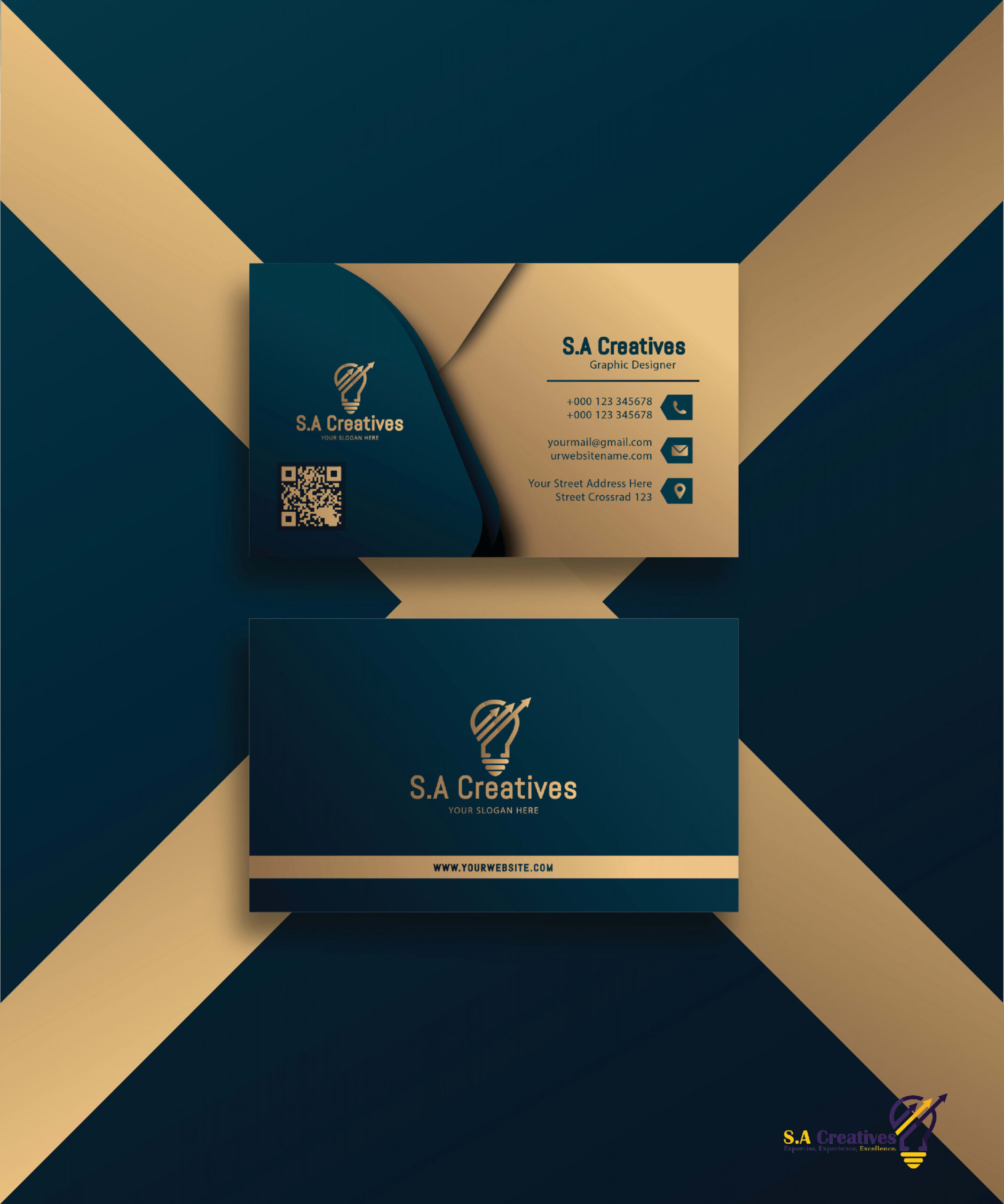 Design business card, d and d logo for you