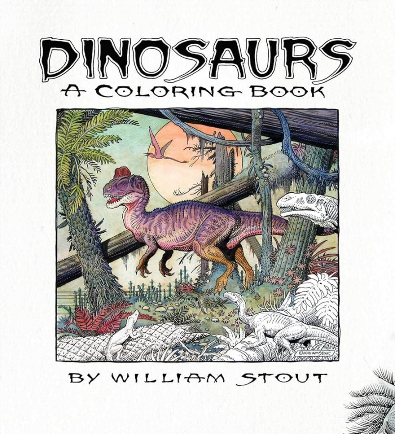 DINOSAURS: A COLORING BOOK BY WILLIAM STOUT