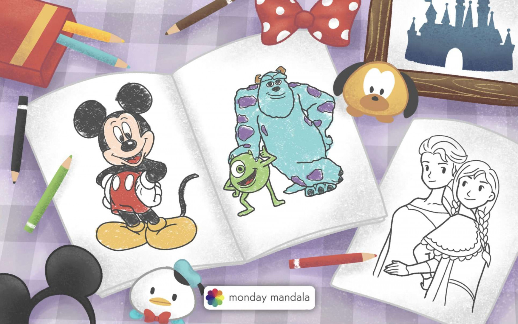 Disney Coloring Pages (Free PDF Printables)