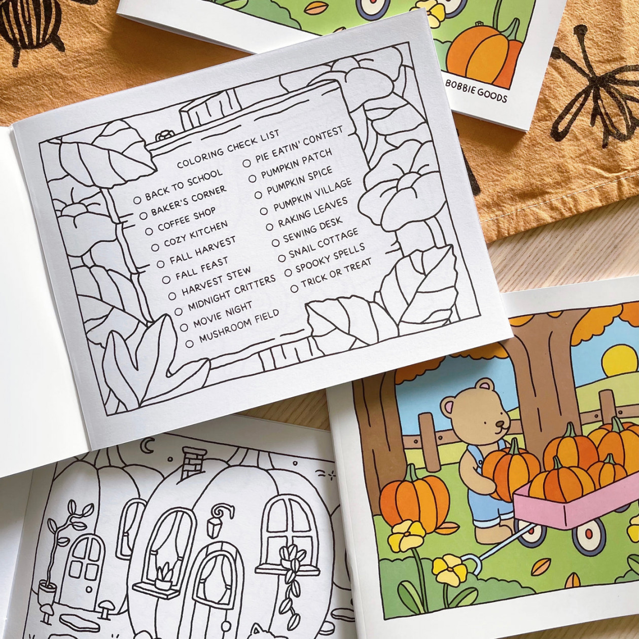 Fall Coloring Book 