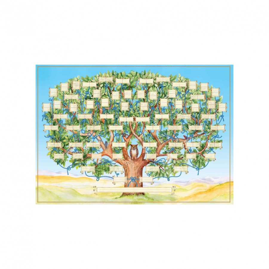 Family Tree Chart Wall Poster Family Tree  Generation Fillable Ancester  Chart DIY Canvas Genealogy Fillable Ancestry Chart