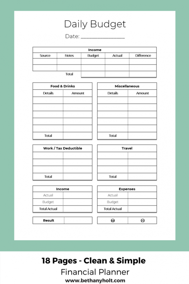 Financial Planner Budget Planner Finance Planner Budget - Etsy