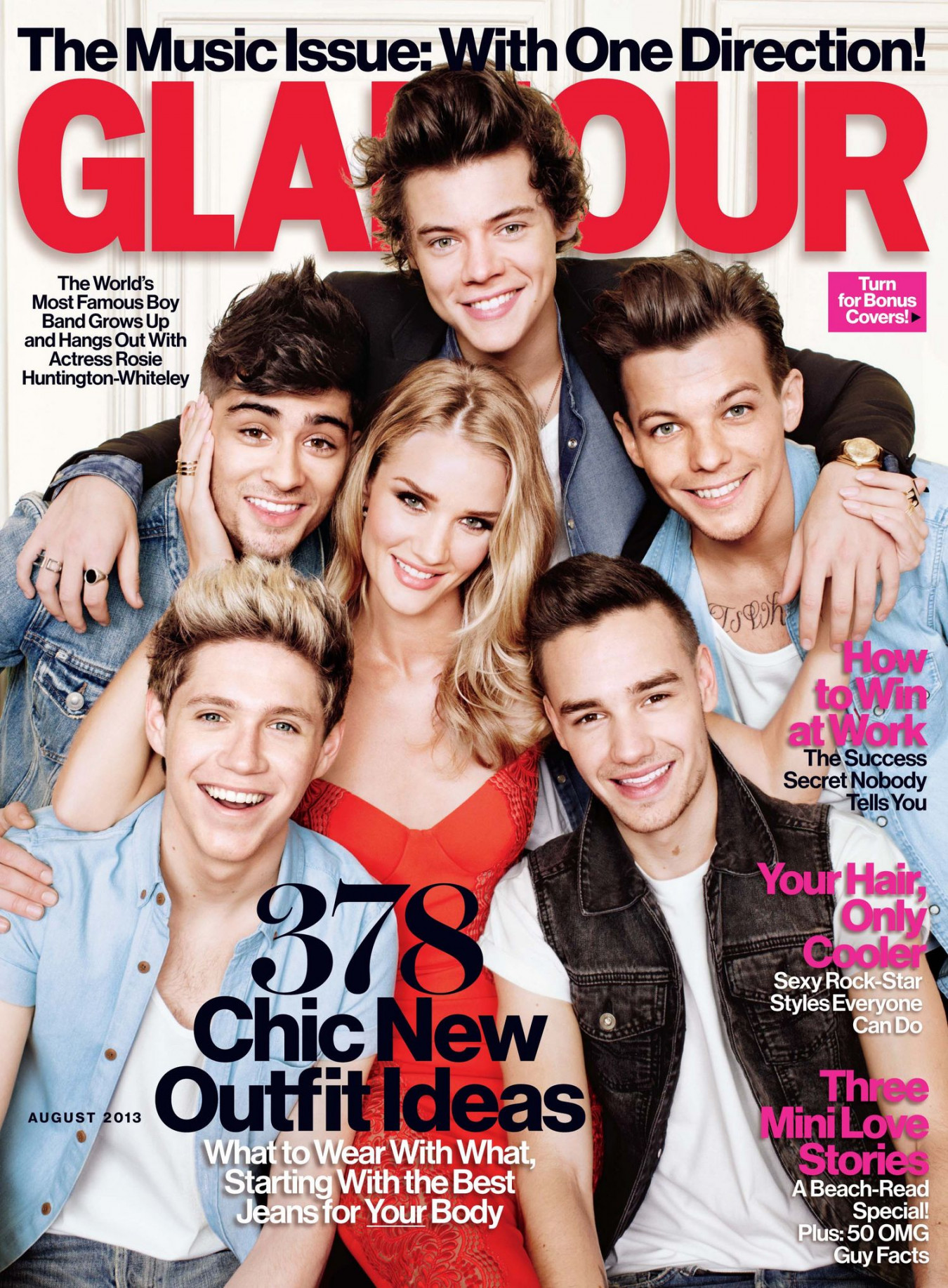 FIRST LOOK: One Direction and Rosie Huntington-Whiteley Star on