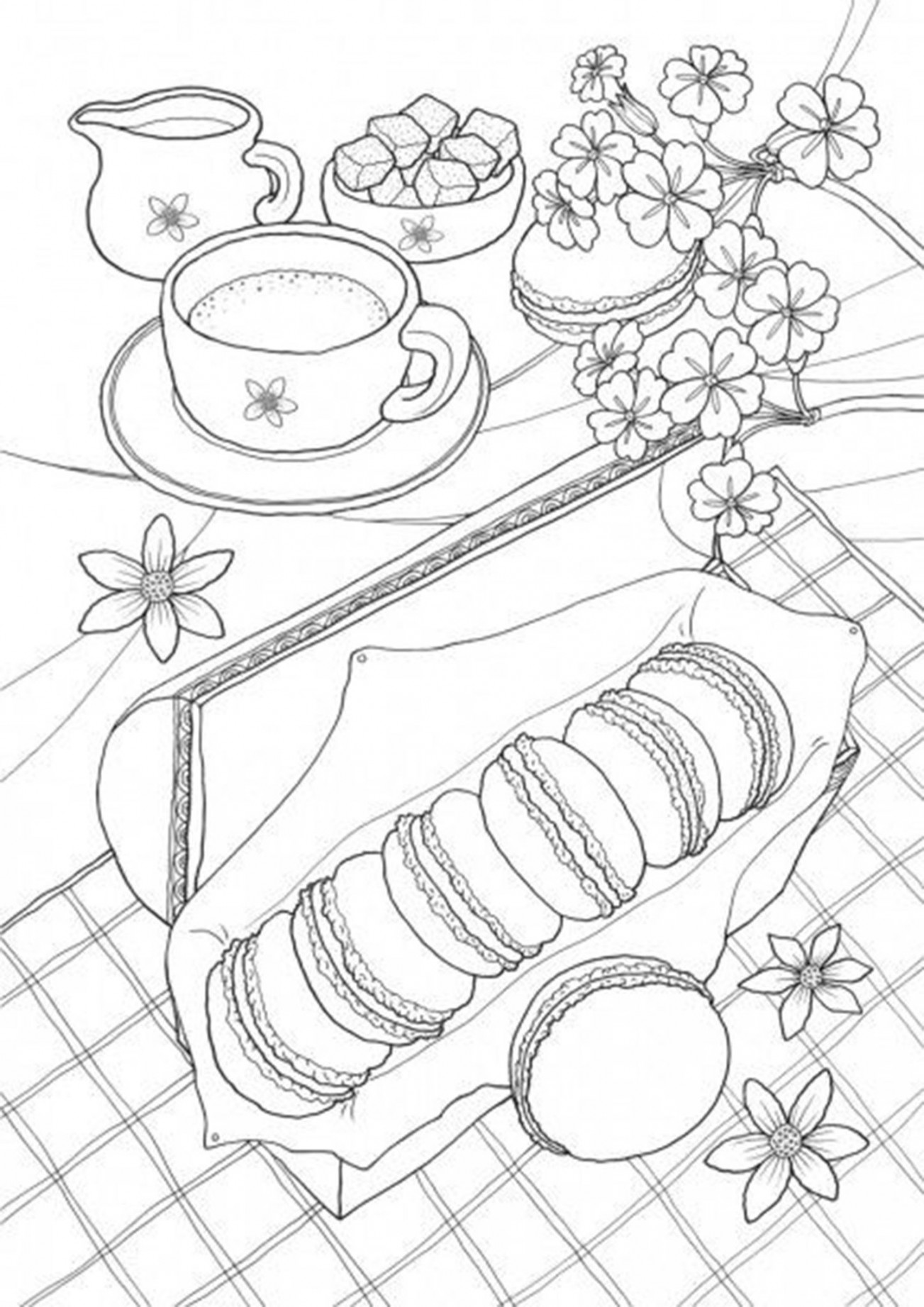 Free & Easy To Print Food Coloring Pages  Detailed coloring pages