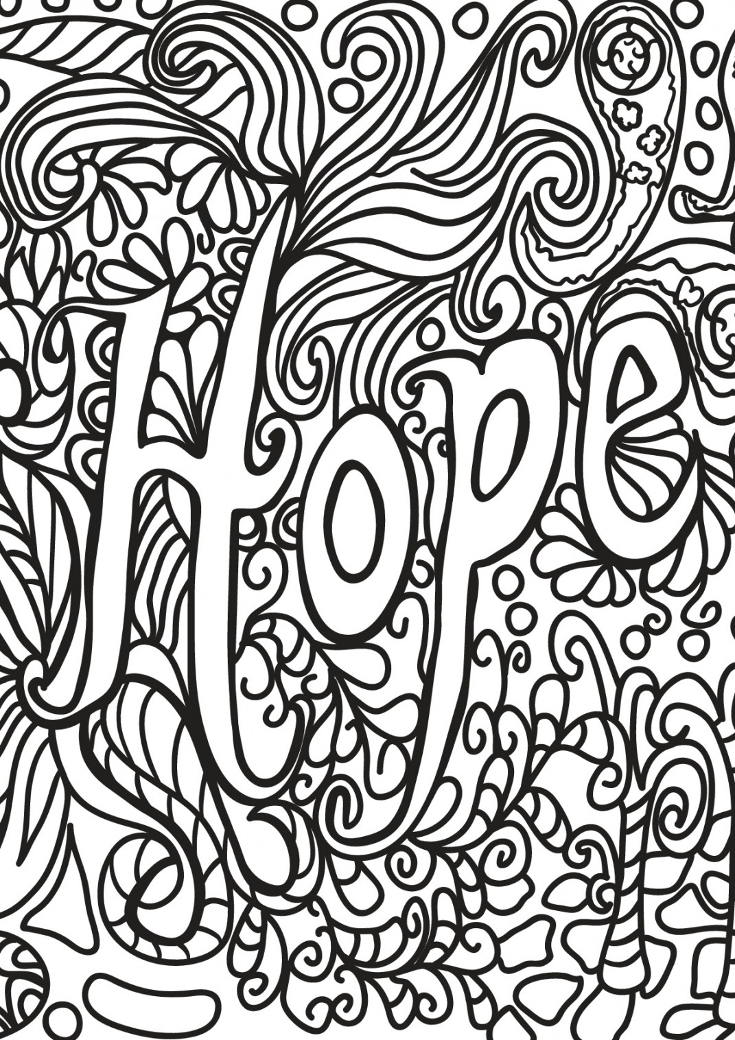 Free book quote -  - Positive & inspiring quotes Adult Coloring Pages