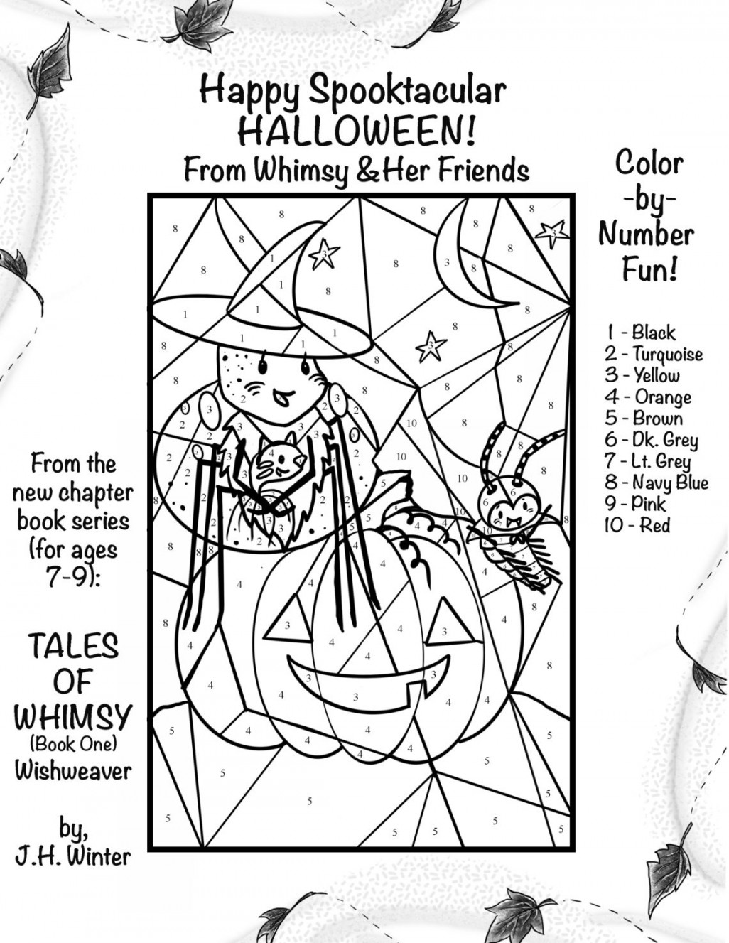 Free Coloring Pages & a Halloween Color-by-Number!