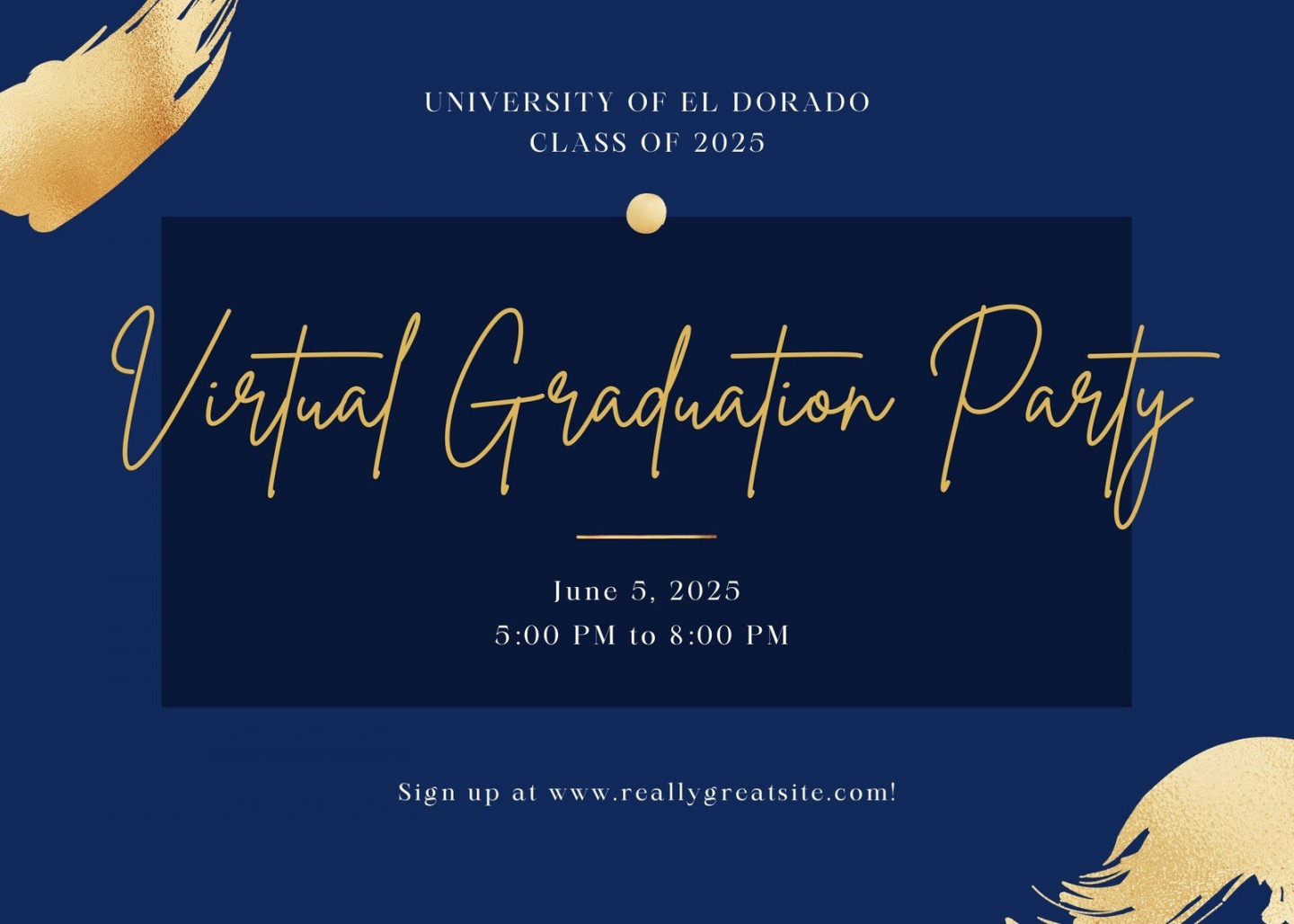 Free custom printable graduation invitation templates  Canva