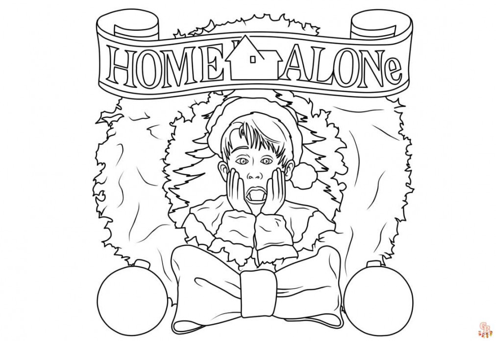 Free Home Alone Coloring Pages for Kids - Printable & Easy