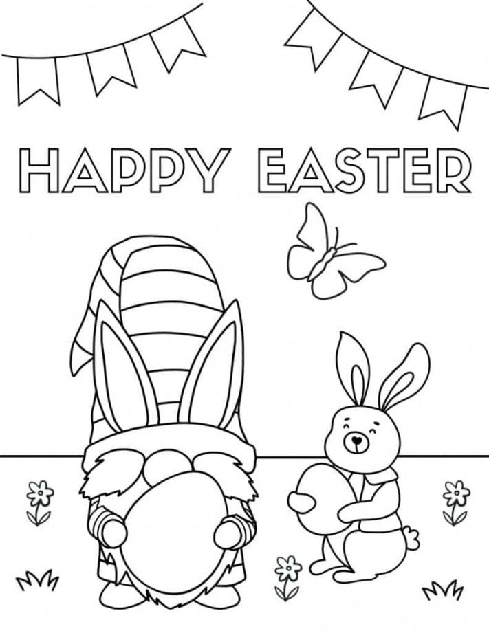 Free Printable Easter Coloring Pages for Kids - Prudent Penny