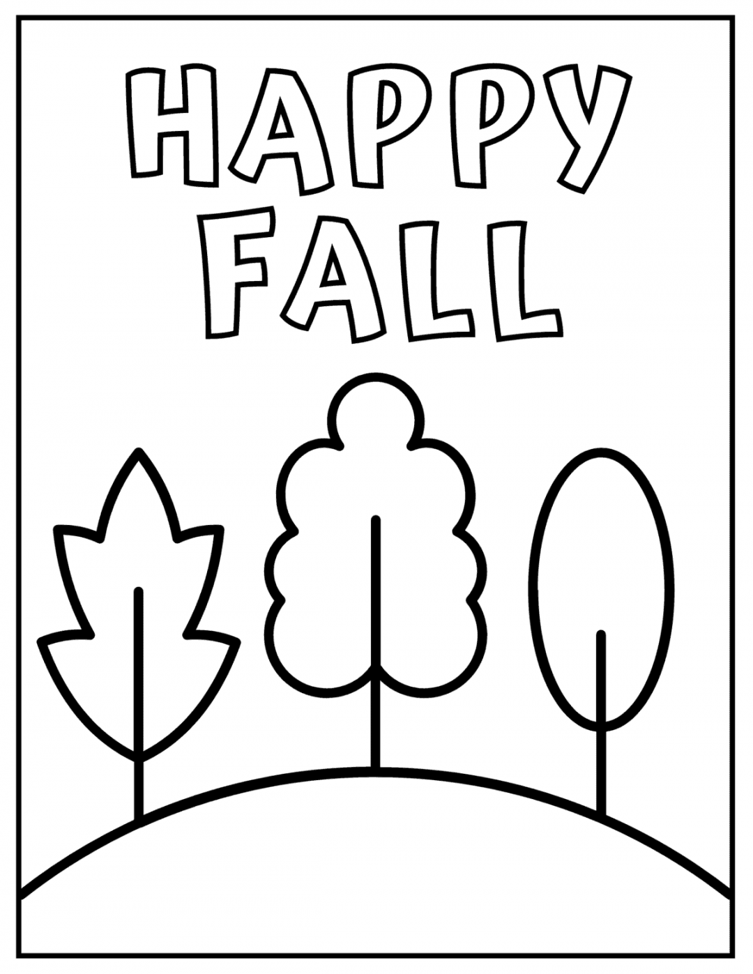 Free Printable Fall Coloring Pages - Prudent Penny Pincher