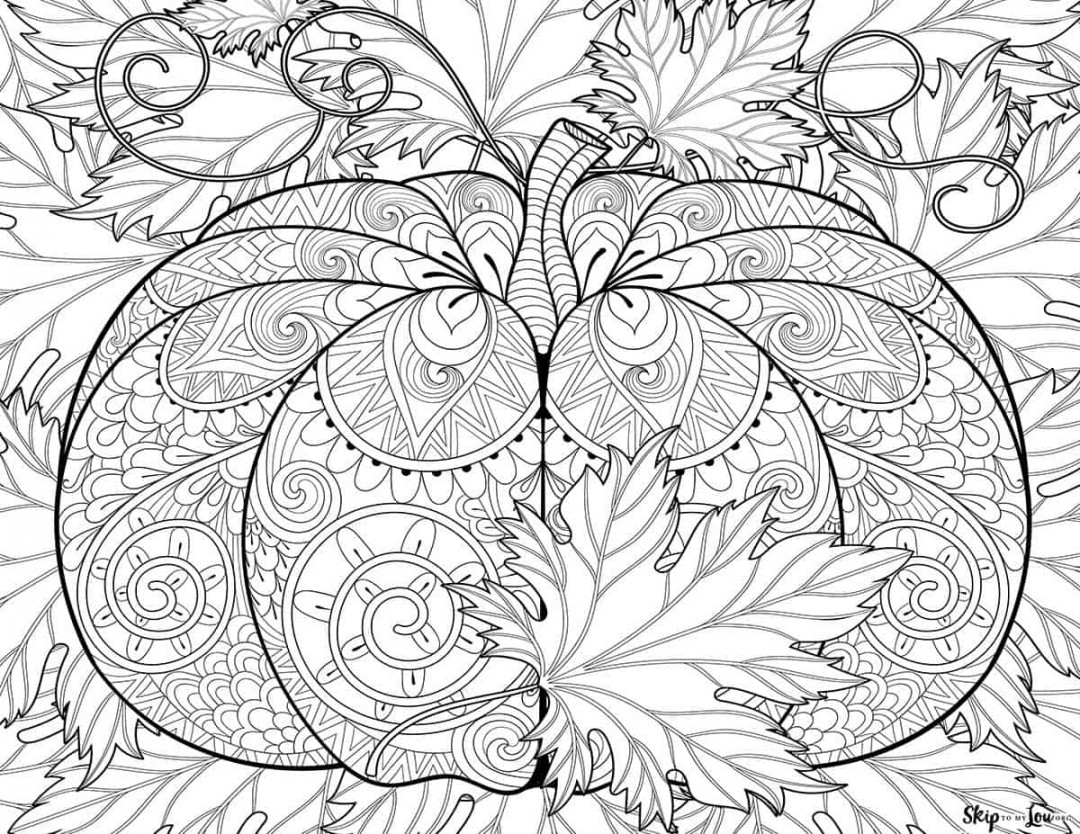 FREE Printable Fall Coloring Pages  Skip To My Lou