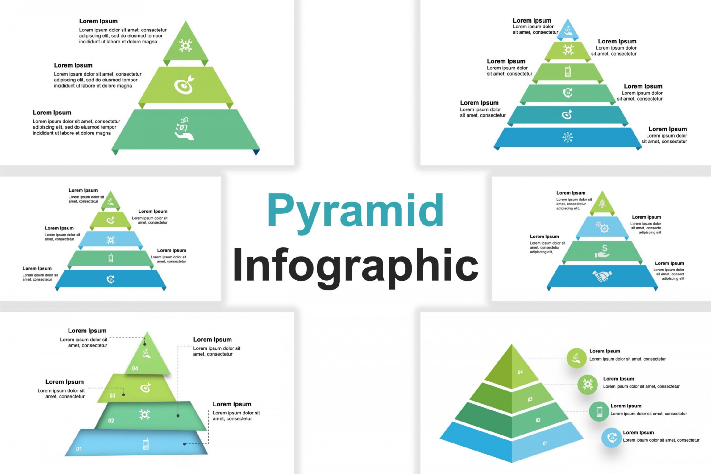 Free Pyramid Infographic Template  - Keynote - PPT & Google