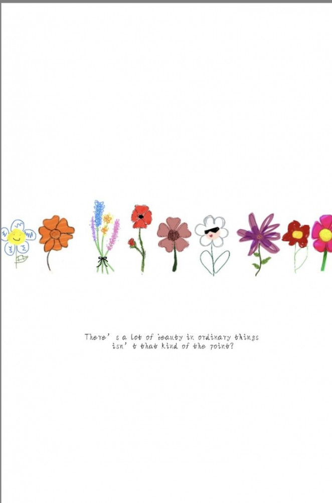 Friends Home Screen in   Flower drawing, Flower quotes