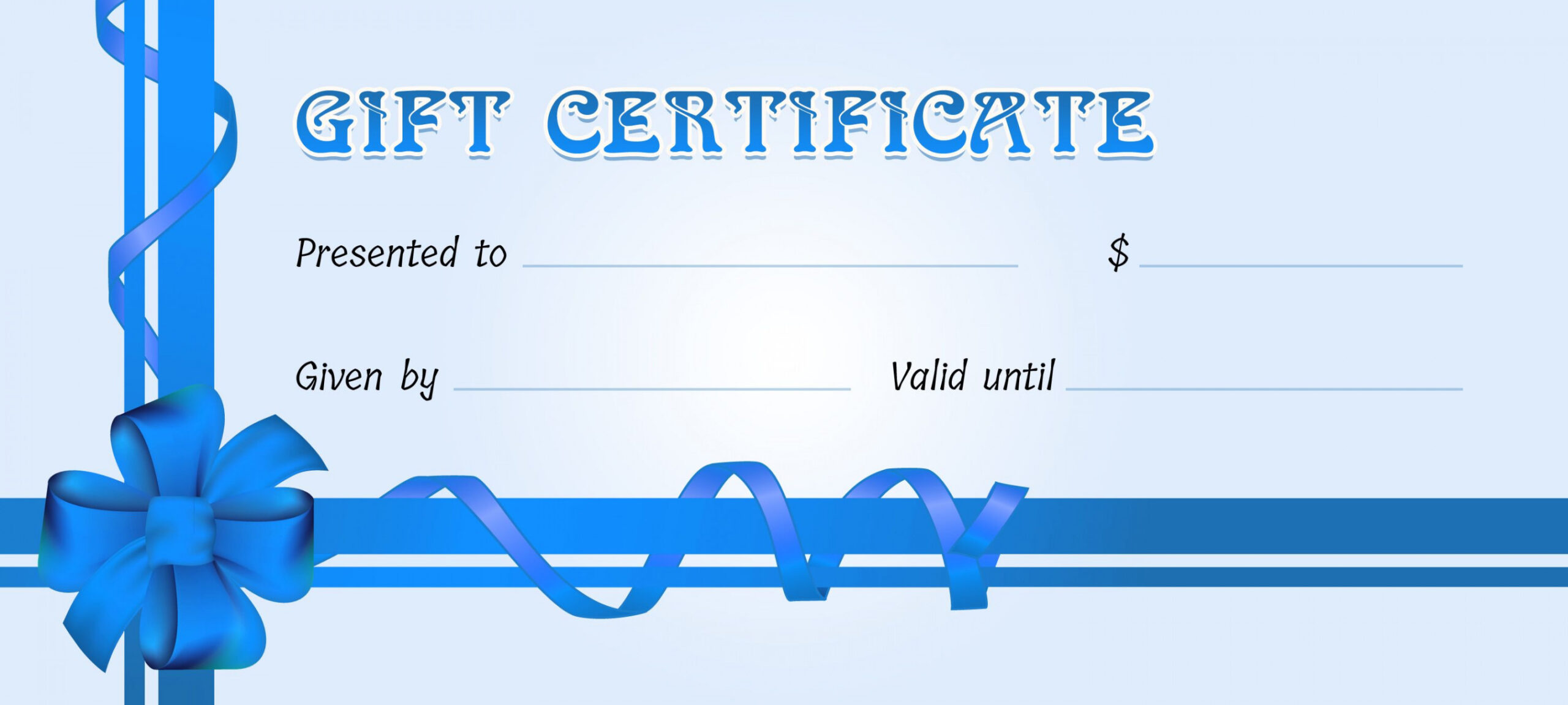 Gift Certificate Template for MS Word DOWNLOAD at http