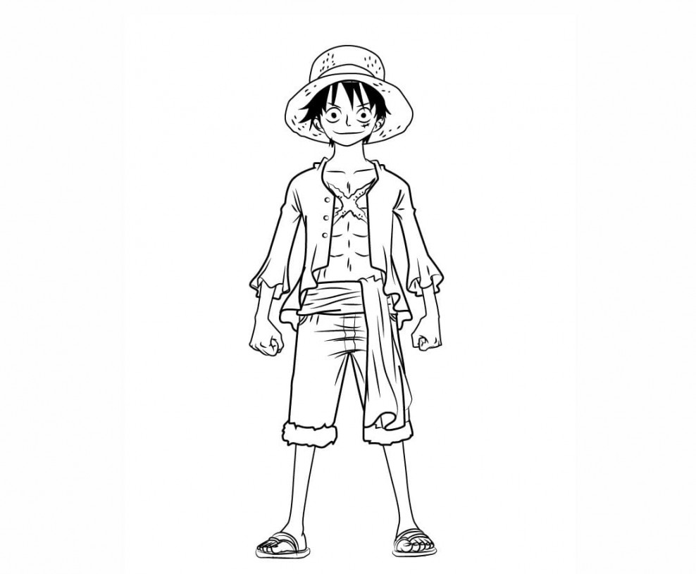 Good Luffy Coloring coloring page - Download, Print or Color