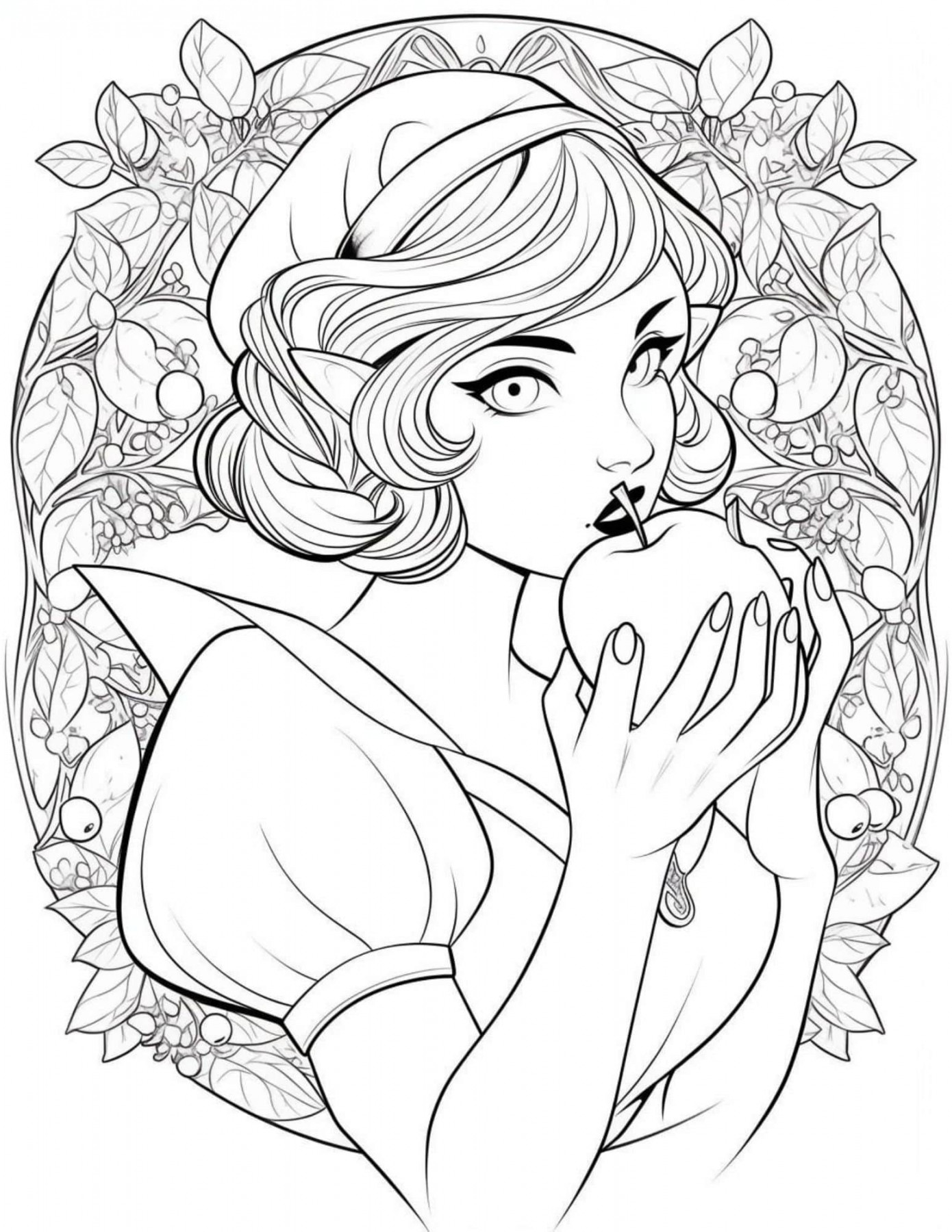 Gorgeous Princess Coloring Pages For Kids And Adults