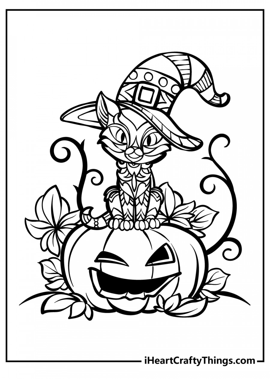 Halloween Coloring Pages (% Free Printables)