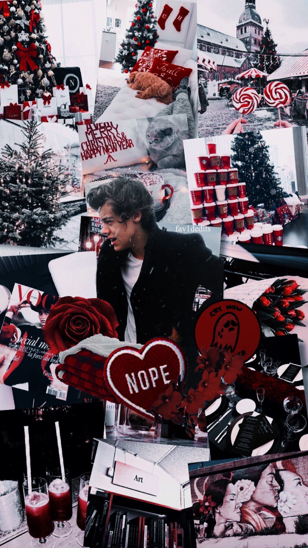 harry styles xmas lockscreen  Harry styles wallpaper, Harry