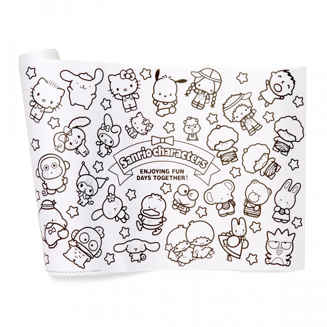 Hello Kitty & Friends Coloring Pages Roll