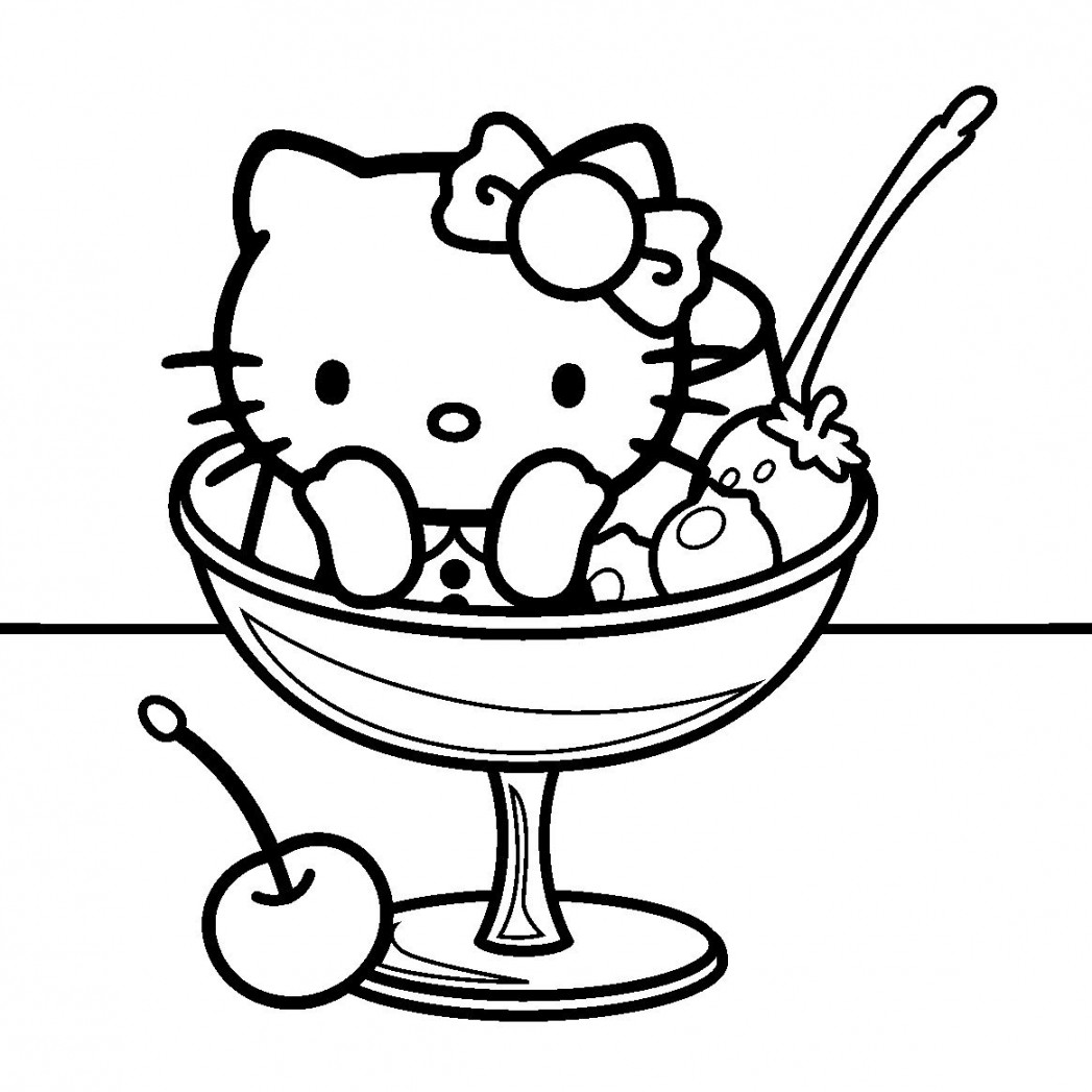 Hello Kitty Coloring Page  Hello kitty coloring, Kitty coloring