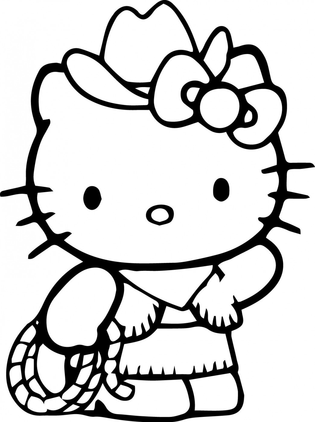 Hello Kitty Coloring Pages - Wecoloringpage