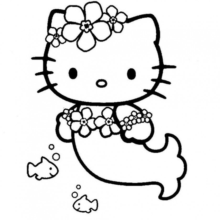 Hello Kitty Mermaid Coloring Pages - Best Coloring Pages For Kids