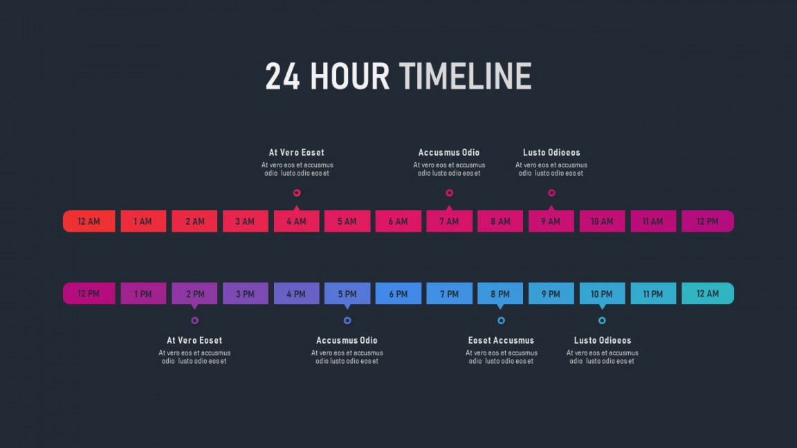 Hours Timeline - SlideBazaar