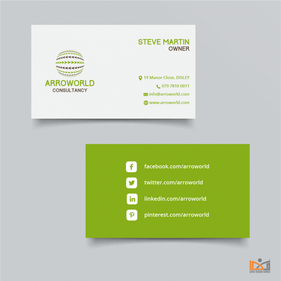 How to Design a Professional Business Card with Modern Layout