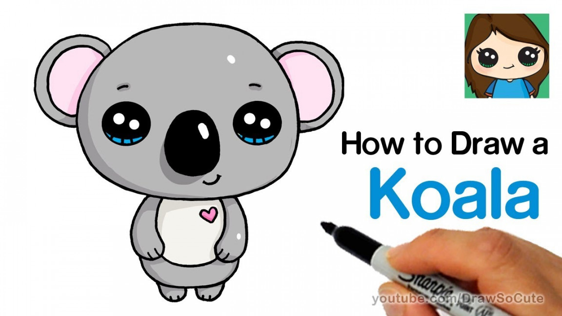 How to Draw a Koala Super Easy and Cute