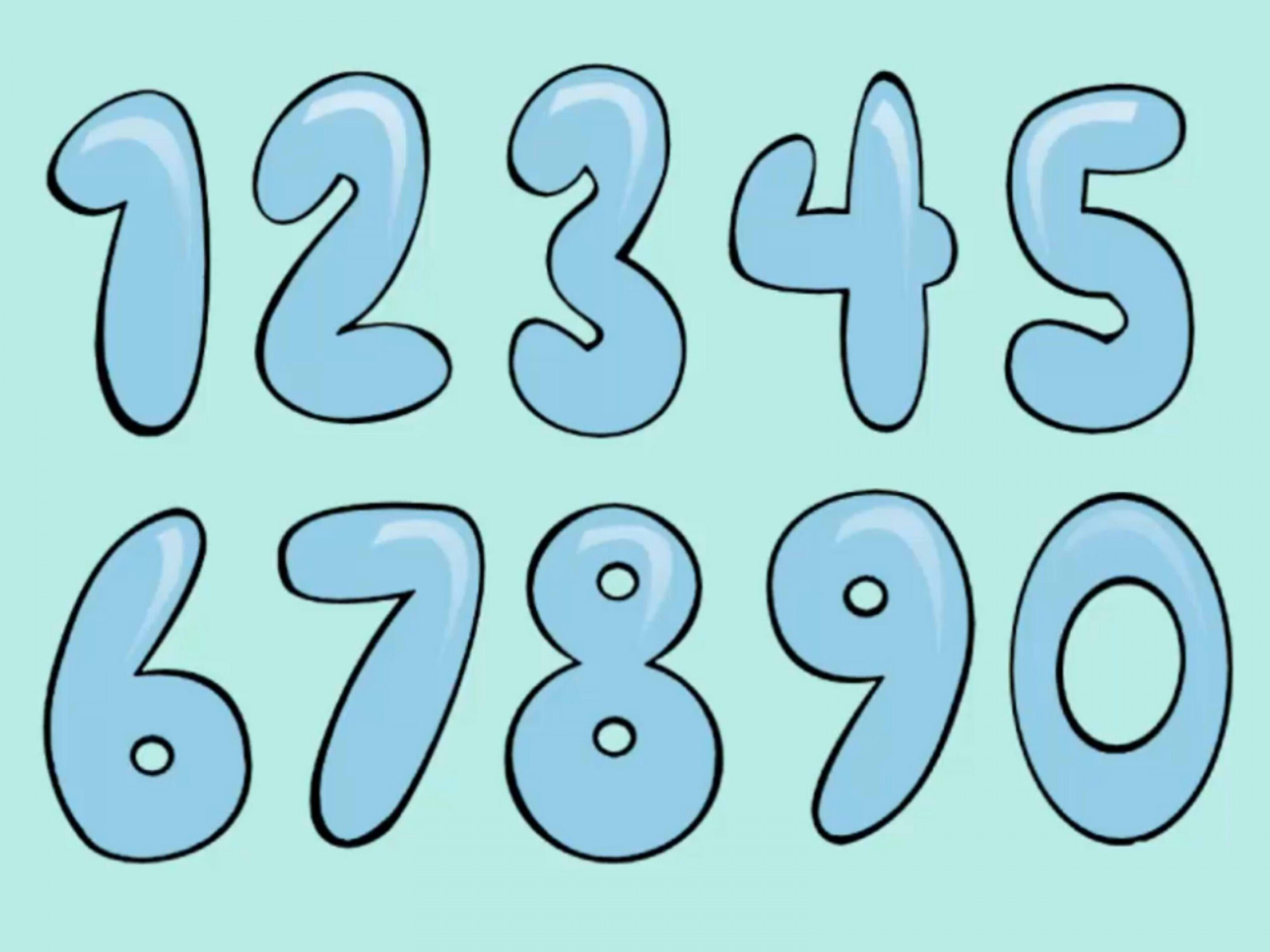 How to Draw Bubble Numbers:  Steps (with Pictures) - wikiHow