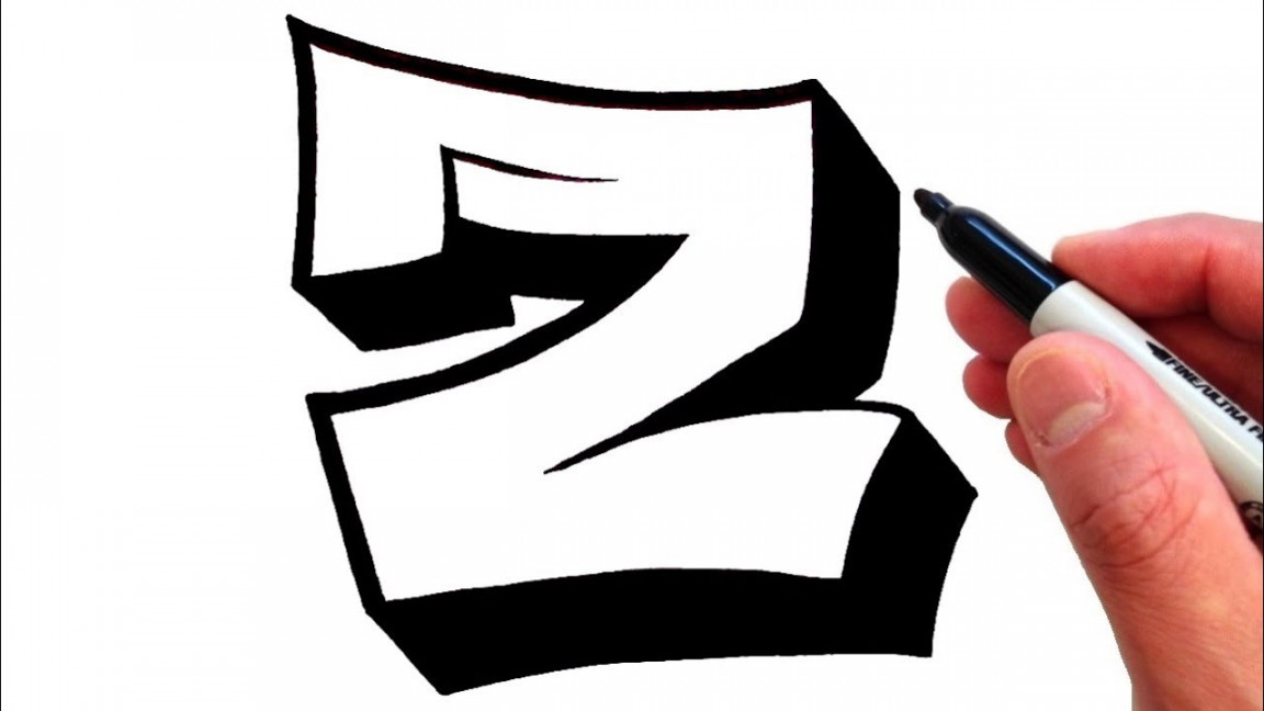 How to Draw the Letter Z in Graffiti Style - EASY!