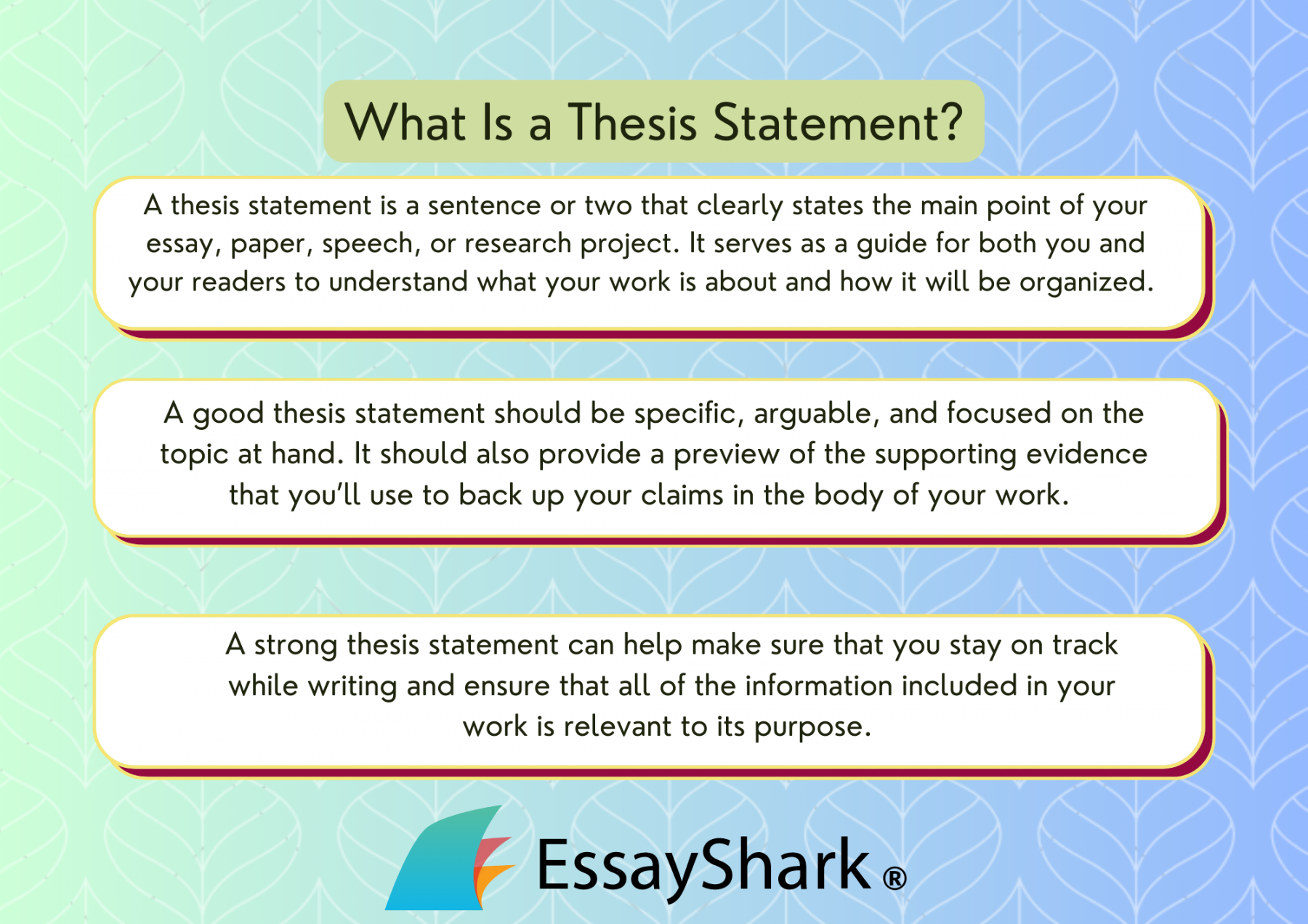 How to Write a Thesis Statement: Examples & Rules –