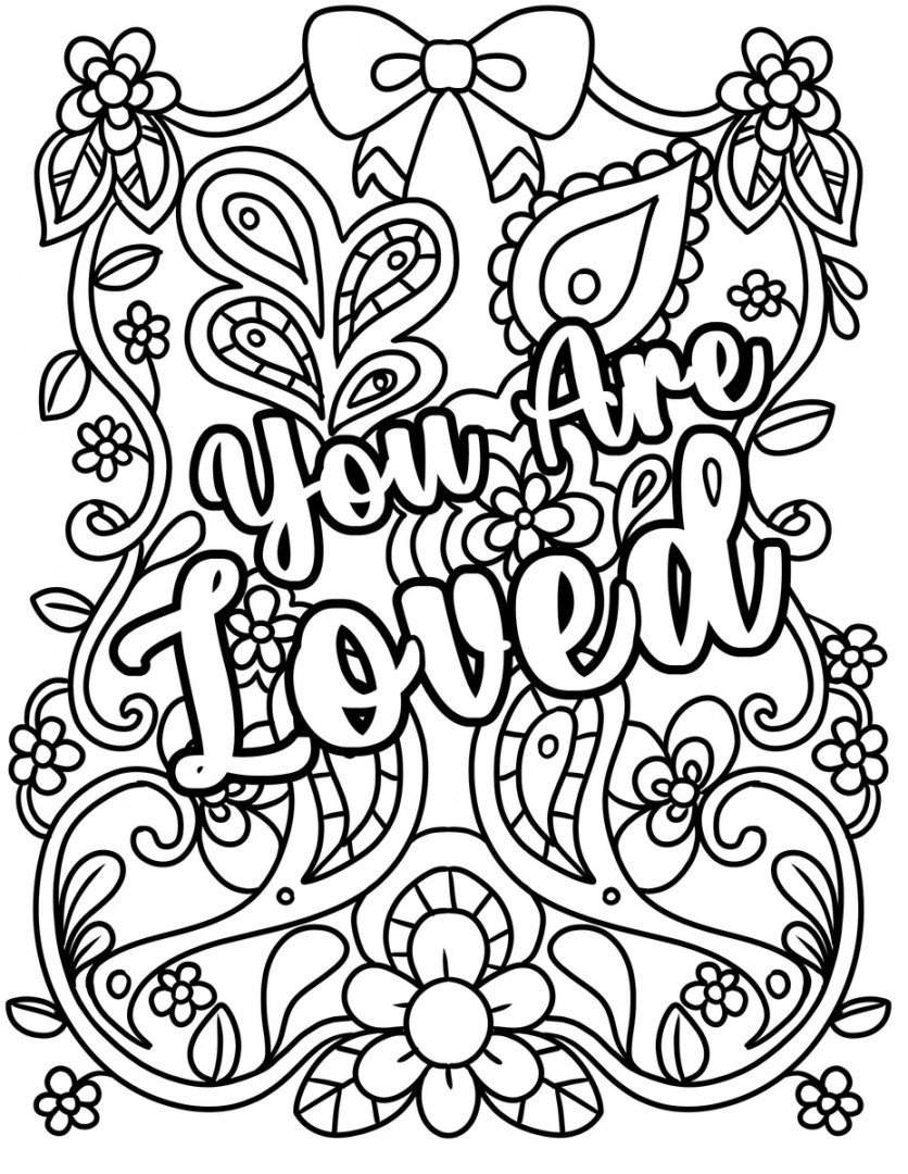 Inspirational Quote Coloring Pages ( Pages)