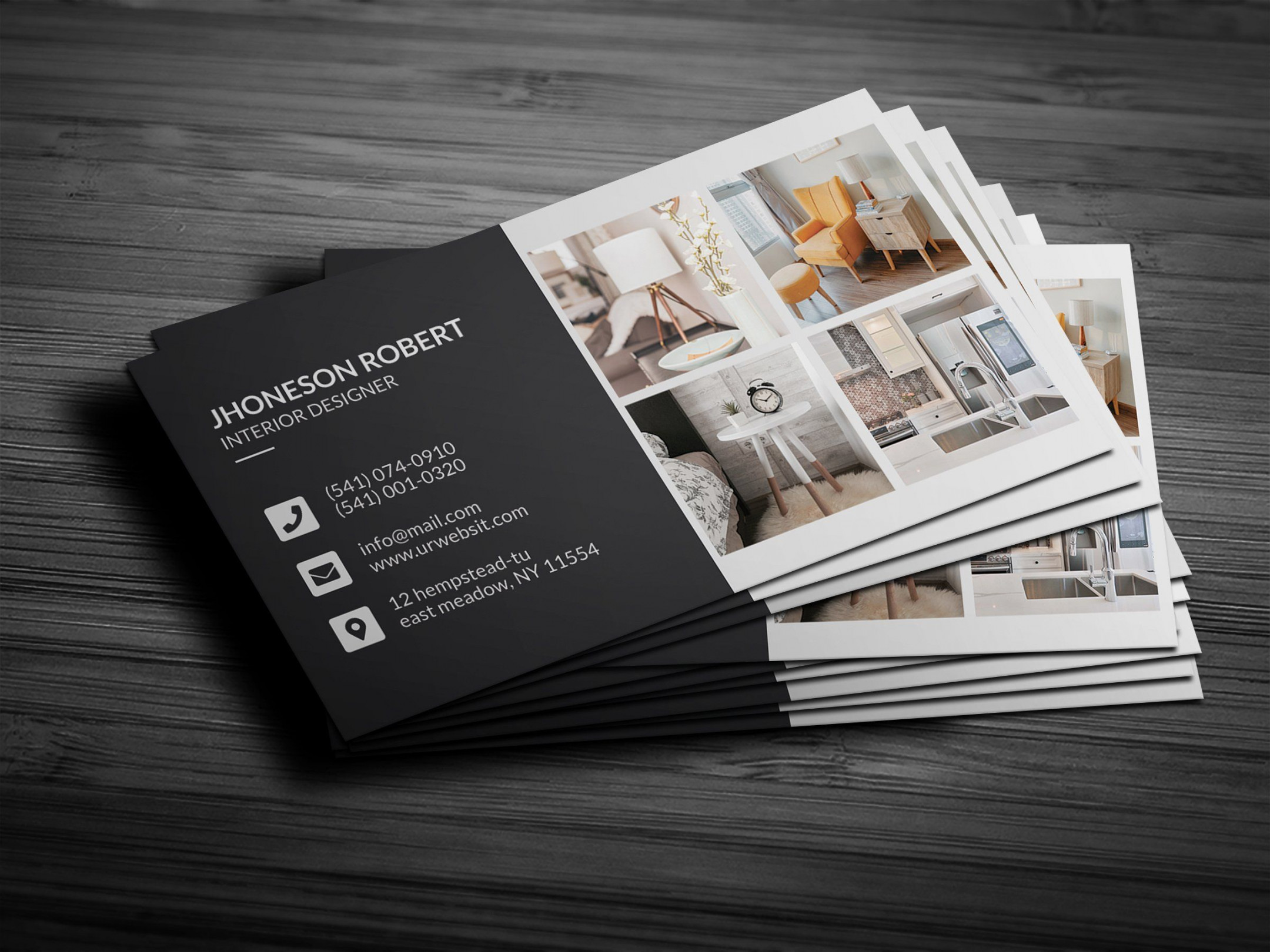 Interior Design Business Card  Interior designer business card