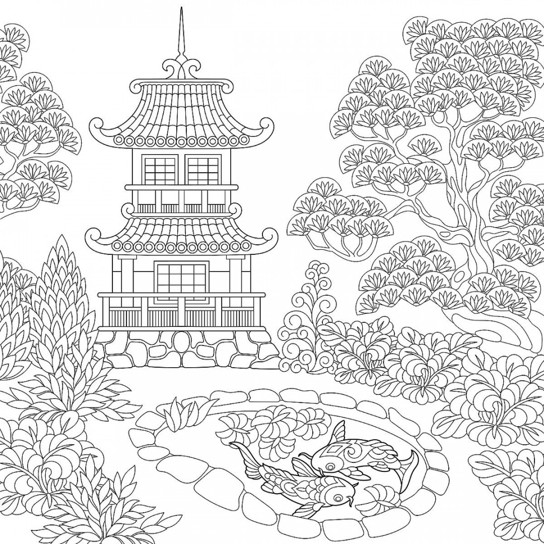 Japan Coloring Pages: Free Printable Coloring Pages of Japan