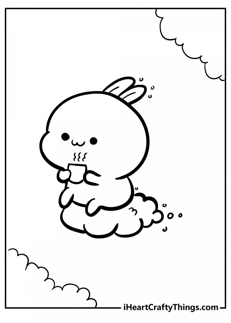 Kawaii Coloring Pages (% Free Printables)